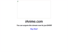 Tablet Screenshot of ianime.com